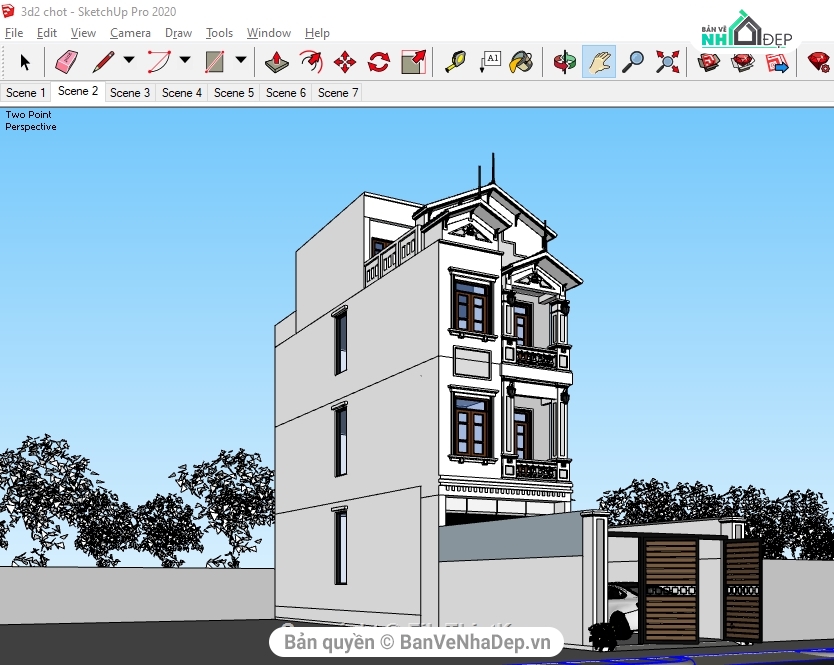 File cad nhà phố 3 tầng 1 tum,File cad nhà 4 tầng 4.5x23.12m,Su nhà phố 3 tầng 1 tum,Cad + su nhà phố 3 tầng 1 tum,bản vẽ nhà phố 3.5 tầng 4.5x14.12m